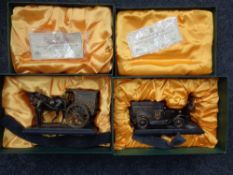 Two boxed Ringtons limited edition figures with certificates - Your tea madam and Tea and more to