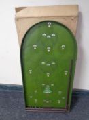A vintage Corinthian bagatelle game