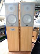 A pair of Eltax floor standing speakers
