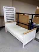 A Mothercare Toddler / Cot bed with Purotex interior