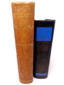 A 1935 1st edition of 'Seven Pillars of Wisdom' by T.E. Lawrence. 260mm x 200mm (10