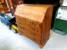 A pine fall fronted bureau