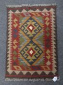 A Maimana kilim 78cm by 55cm