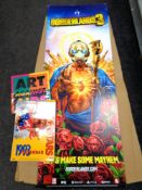 A large Borderlands 3 shop standee (61 inches) for Xbox one, PS4,
