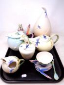 A tray of Franz porcelain,