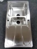 A Carron stainless steel sink insert