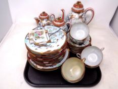 Approximately 29 pieces of Japanese eggshell tea china