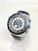 A Gent's Stainless Steel Sicura Chronograph Wristwatch, circa 1970's,