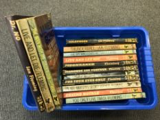 Fourteen vintage Ian Fleming James Bond volumes published by Pan Books Ltd, circa 1960,