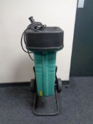 A Bosch garden shredder together with a garden vacuum.