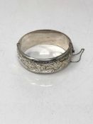 A silver bangle