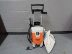 A Stihl RE108 pressure washer.