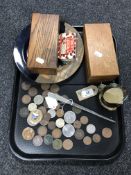 An interesting collection of collectables : A small Royal Doulton Robin Hood character jug,