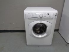 A Hotpoint Aquarius washing machine.