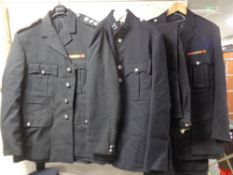 A quantity of fireman's uniforms,