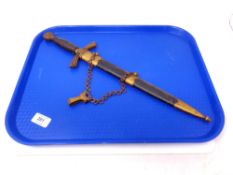 A copy of a First Pattern German Luftwaffe dagger in scabbard CONDITION REPORT: