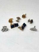 Four pairs of cuff links