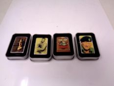 Four Zippo John Wayne lighters