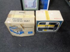 A Kodak Brownie projector together with a Paximat projector.