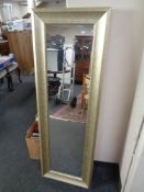 A contemporary hall mirror