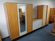 A G plan three piece bedroom suite designed by E.