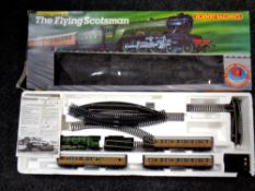 A Hornby railways The Flying Scotsman electric train set (boxed)