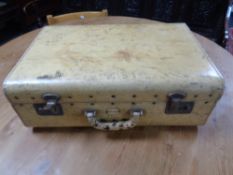 A vintage luggage case