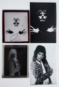 Vintage negatives of Queen front man Freddie Mercury in 1975,