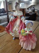 Two Royal Doulton figures,