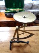 A 19th century postal scale