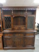 A Jaycee furniture carved oak dresser