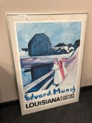 A Continental museum poster, 71 x 101 cm.