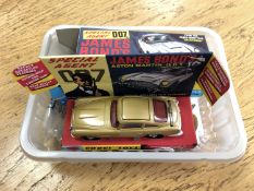 Corgi Toys Aston Martin DB5 from the James Bond film 'Goldfinger'.