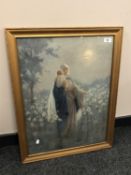 After Margaret Winifred Tarrant (1888 - 1959) : The Lilies of the Field, reproduction in colours,