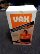 A Vax vacuum cleaner/washer with accessories (boxed).