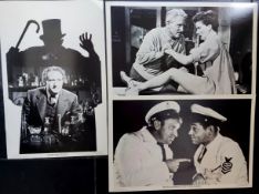 James Dean vintage 'Giant' poster and calendar along with oversized cinema cards for Clark Gable,