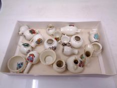 A small quantity of crested china.