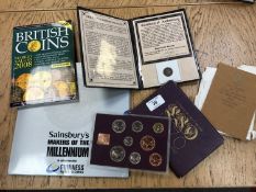 A Coinage of Great Britain 1970 proof set together with a Roman coin,