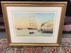 Two limited edition signed prints after Robert Taylor depicting The Loch on the Firth of Clyde and