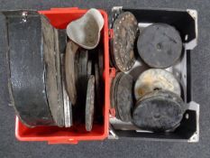 Two boxes of Spin-casting machine with rubber moulds