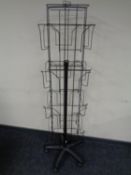 A revolving shop display stand.