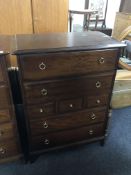A Stag Minstrel seven drawer chest.