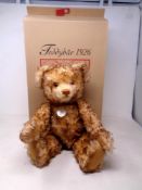 A Steiff 1926 teddy bear.