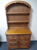 An oak Dutch style dresser