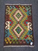 A Maimana kilim 89cm by 60cm