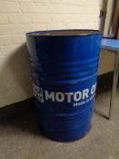A Liqui Moly motor oil drum.