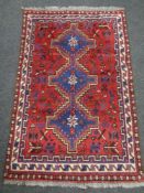 A Khamseh rug, South West Iran,