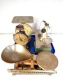 Four sets of antique and later scales.