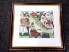 A Bob Farndon limited edition print : The Huntsman's Dream, no.832, signed.