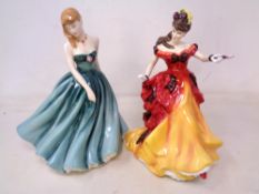 Two Royal Doulton figures,